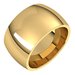 Comfort-Fit Half Round Band