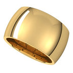Comfort-Fit Half Round Band