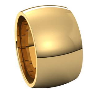 Comfort-Fit Half Round Band