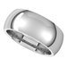 Comfort-Fit Half Round Band