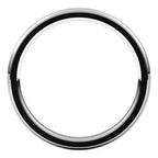 Stepped-Edge Comfort-Fit Half Round Band