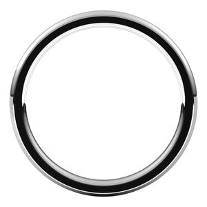 Stepped-Edge Comfort-Fit Half Round Band
