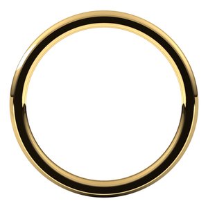 Stepped-Edge Comfort-Fit Half Round Band