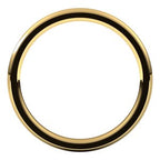 Stepped-Edge Comfort-Fit Half Round Band