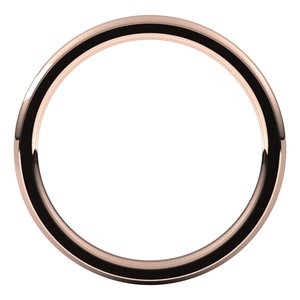 Stepped-Edge Comfort-Fit Half Round Band