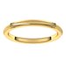 Stepped-Edge Comfort-Fit Half Round Band