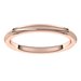 Stepped-Edge Comfort-Fit Half Round Band
