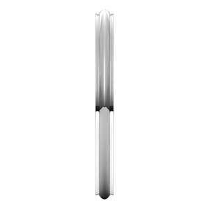 Stepped-Edge Comfort-Fit Half Round Band