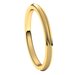 Stepped-Edge Comfort-Fit Half Round Band