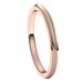 Stepped-Edge Comfort-Fit Half Round Band