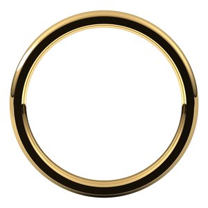 Stepped-Edge Comfort-Fit Half Round Band