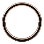 Stepped-Edge Comfort-Fit Half Round Band