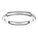Stepped-Edge Comfort-Fit Half Round Band
