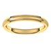 Stepped-Edge Comfort-Fit Half Round Band
