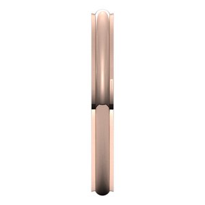 Stepped-Edge Comfort-Fit Half Round Band