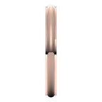 Stepped-Edge Comfort-Fit Half Round Band