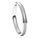Stepped-Edge Comfort-Fit Half Round Band