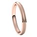 Stepped-Edge Comfort-Fit Half Round Band