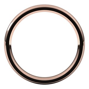 Stepped-Edge Comfort-Fit Half Round Band