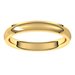 Stepped-Edge Comfort-Fit Half Round Band