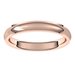 Stepped-Edge Comfort-Fit Half Round Band