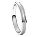 Stepped-Edge Comfort-Fit Half Round Band