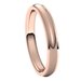 Stepped-Edge Comfort-Fit Half Round Band