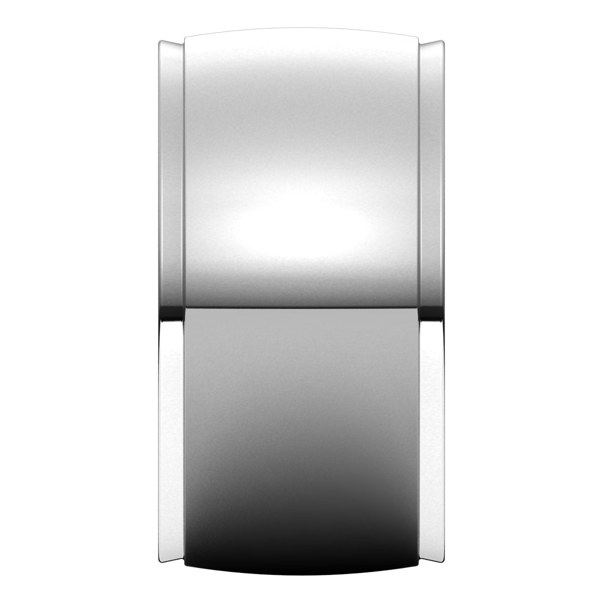 Stepped-Edge Comfort-Fit Half Round Band