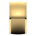 Stepped-Edge Comfort-Fit Half Round Band