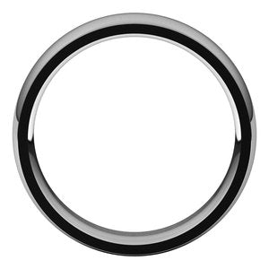Stepped-Edge Comfort-Fit Half Round Band