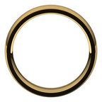 Stepped-Edge Comfort-Fit Half Round Band