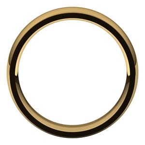 Stepped-Edge Comfort-Fit Half Round Band