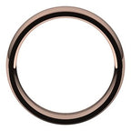 Stepped-Edge Comfort-Fit Half Round Band