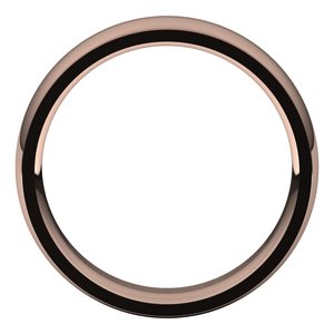 Stepped-Edge Comfort-Fit Half Round Band
