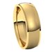 Stepped-Edge Comfort-Fit Half Round Band