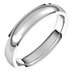 Stepped-Edge Comfort-Fit Half Round Band