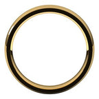 Stepped-Edge Comfort-Fit Half Round Band
