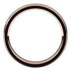 Stepped-Edge Comfort-Fit Half Round Band