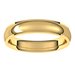 Stepped-Edge Comfort-Fit Half Round Band