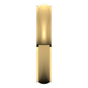 Stepped-Edge Comfort-Fit Half Round Band