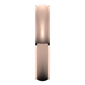 Stepped-Edge Comfort-Fit Half Round Band