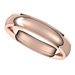 Stepped-Edge Comfort-Fit Half Round Band
