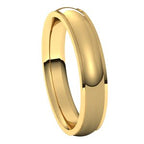Stepped-Edge Comfort-Fit Half Round Band