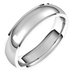 Stepped-Edge Comfort-Fit Half Round Band