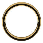 Stepped-Edge Comfort-Fit Half Round Band