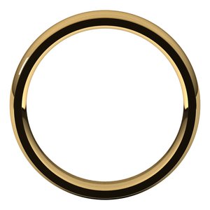 Stepped-Edge Comfort-Fit Half Round Band