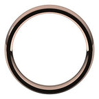 Stepped-Edge Comfort-Fit Half Round Band