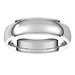 Stepped-Edge Comfort-Fit Half Round Band