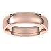 Stepped-Edge Comfort-Fit Half Round Band