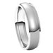 Stepped-Edge Comfort-Fit Half Round Band
